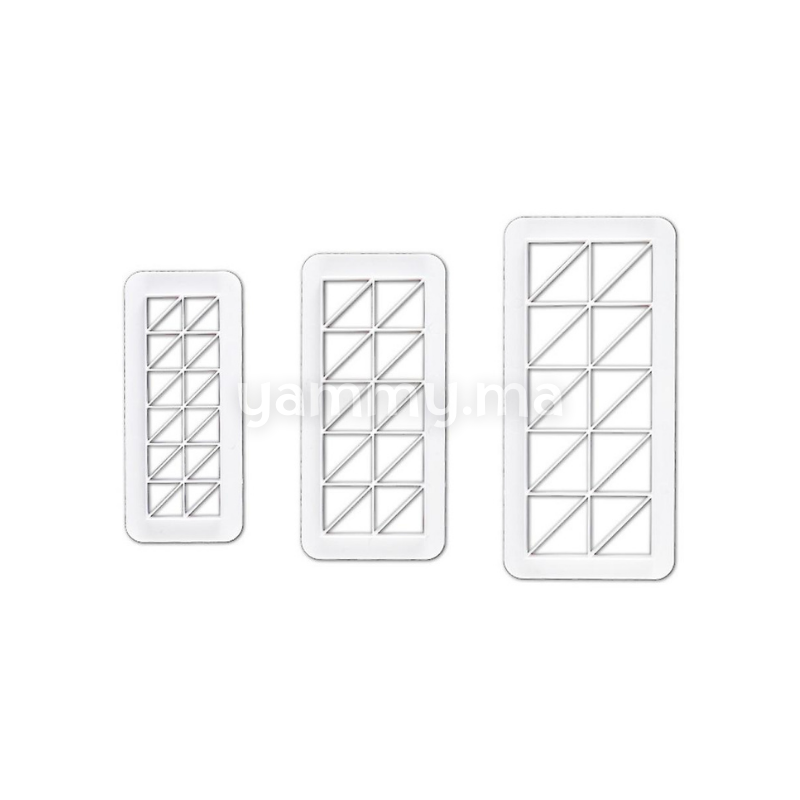 SET. 3 Emport-pièces Géométrique Triangle