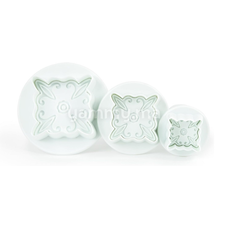 SET. 3 Emporte-pièces Carre