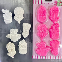 SET. 6 Emporte-pièces Fleur