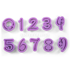 SET. 10 Emporte-pièces Chiffre Disney