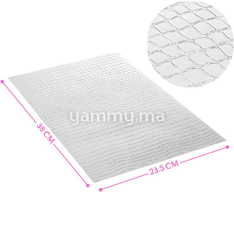 Feuille Structure pour Chocolat CROCODILE "STRKIT2-3" - Pavoni
