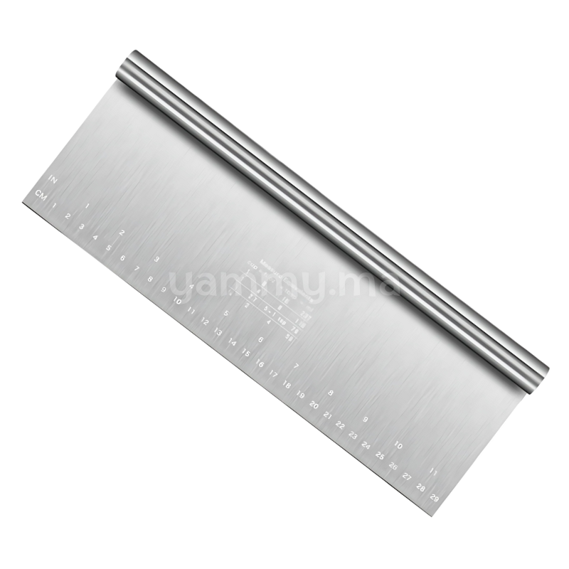 Grattoir Coupe-Pâte en Inox XL 30 cm