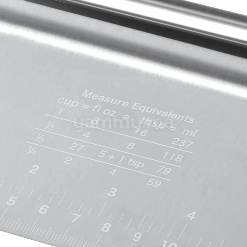 Grattoir Coupe-Pâte en Inox XL 30 cm