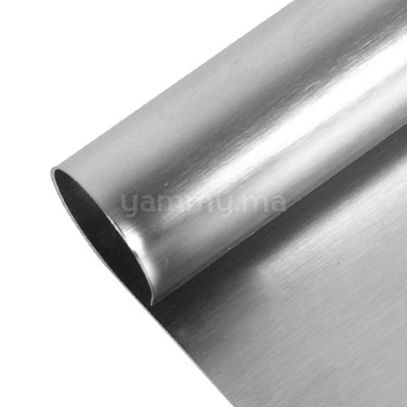 Grattoir Coupe-Pâte en Inox XL 30 cm