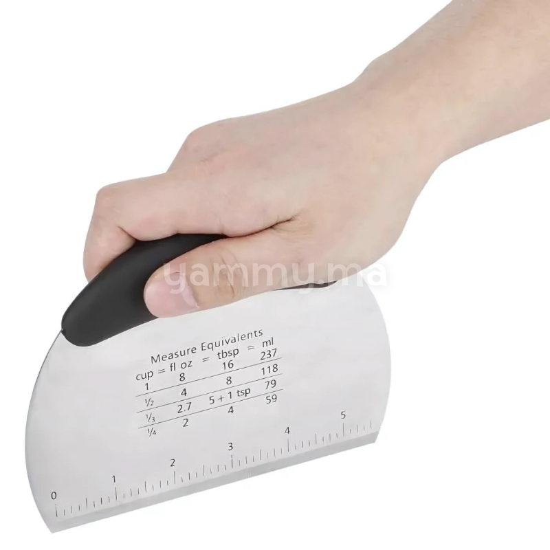 Grattoir Coupe-Pâte en Inox 14 cm