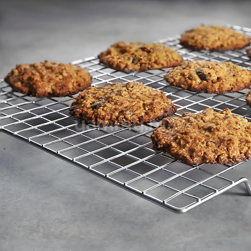 Grille à Pâtisserie Rectangulaire en Acier Chromé 43x30 cm - Lacor 66927