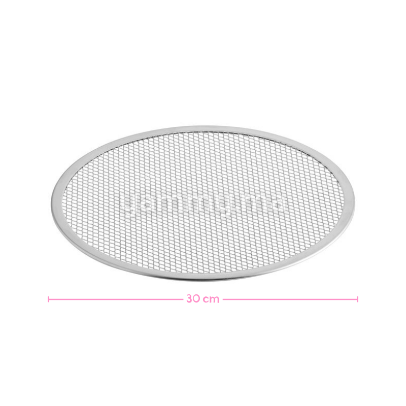 Plaque à Pizza Perforée en Aluminium 30cm