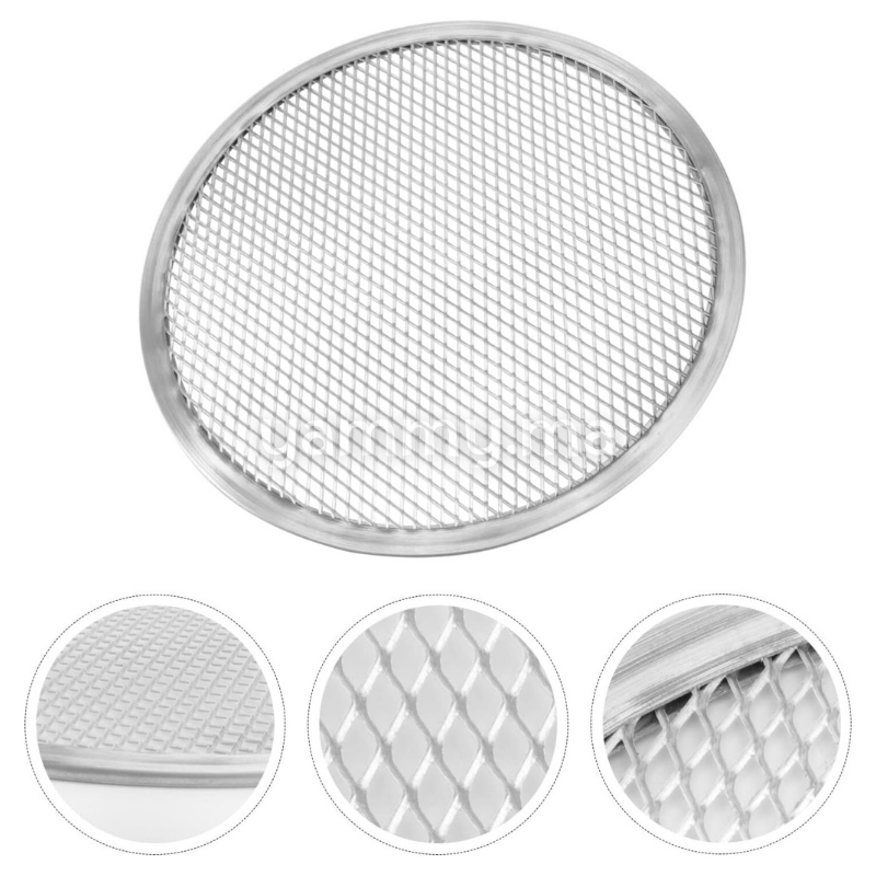 Plaque à Pizza Perforée en Aluminium 30cm