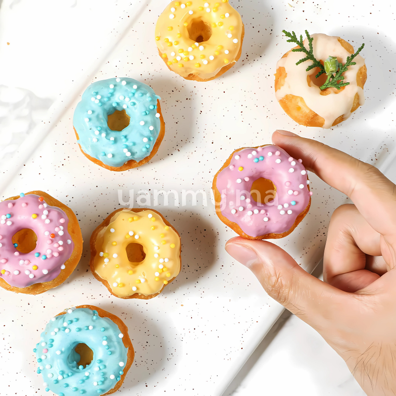 Moule à 24 Mini Muffins Kuglof Doré Anti-adhésif