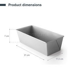 Moule à Cake 31 cm Delize - Lacor 68452