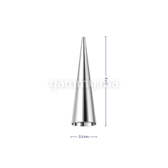 SET. 10 Moules à Cornet en Inox 9 x Ø 2.3 cm