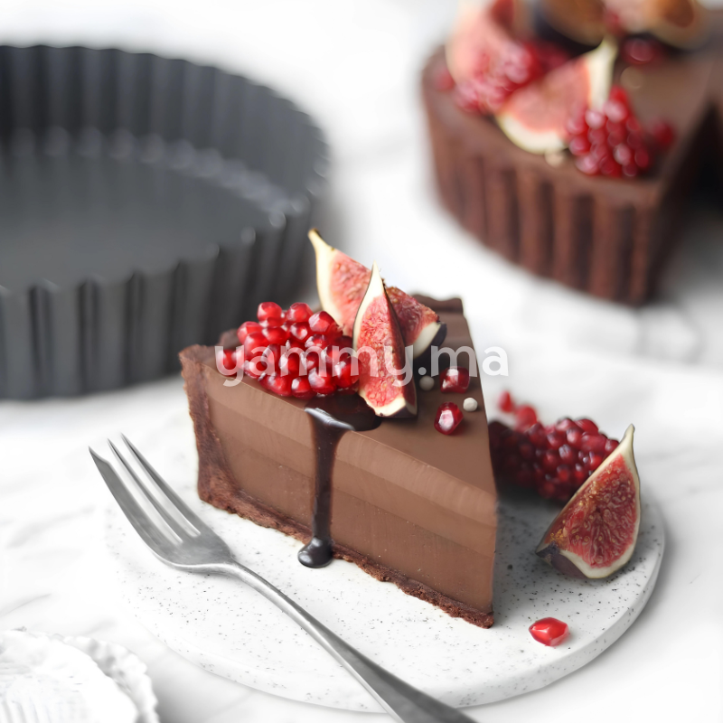 Moule à Tarte Fond Amovible Bord Haut 20 cm Profi - Patisse 02957