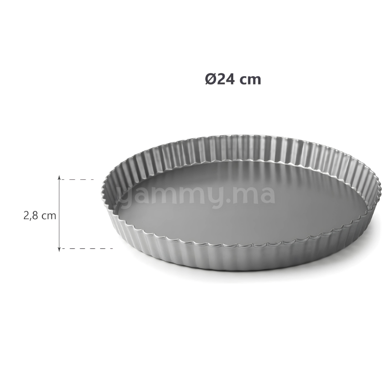 Moule à Tarte 24cm Delize - Lacor 68792