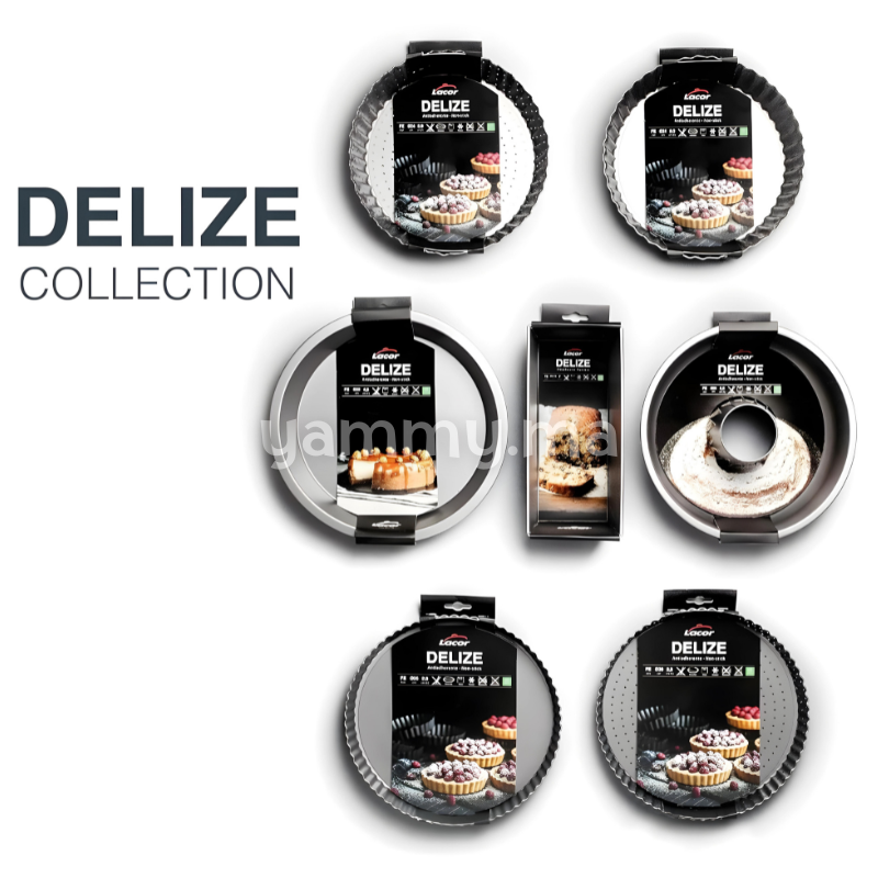 Moule à Tarte 24cm Delize - Lacor 68792