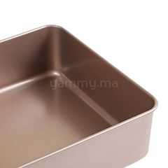 Moule Carré 23 cm Anti-adhésif Hauteur 8 cm