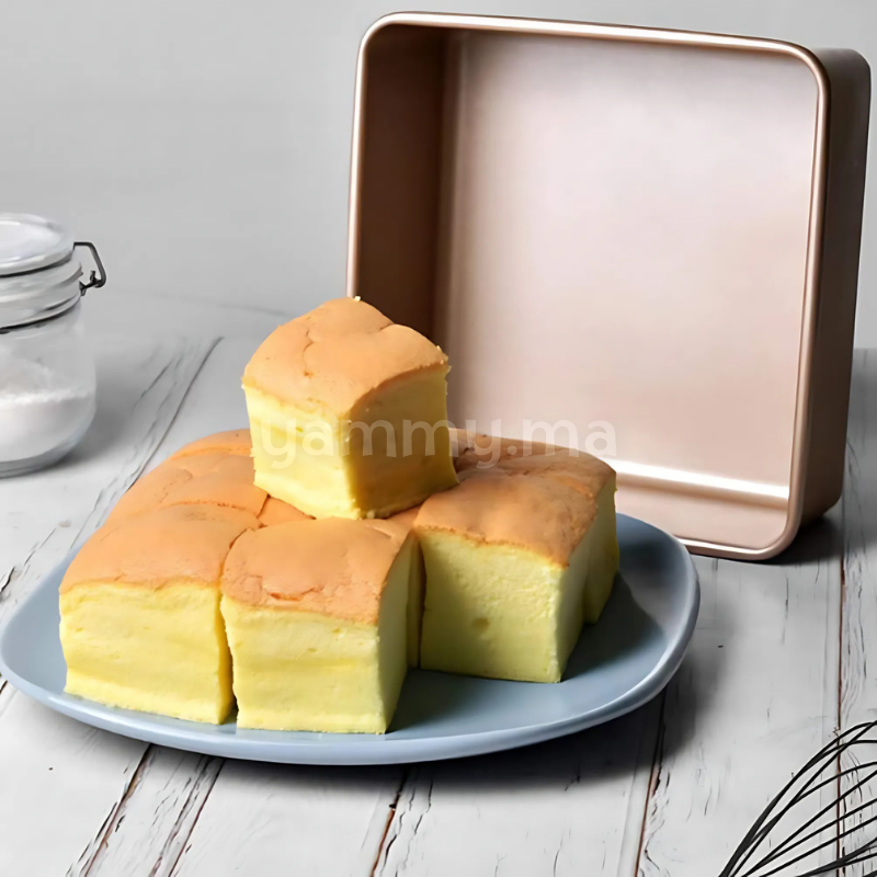 Moule Carré 23 cm Anti-adhésif Hauteur 8 cm