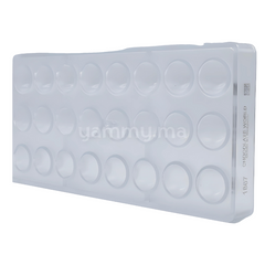 Moule Chocolat en Polycarbonate Truffe Américain "CW1867" - Chocolate World