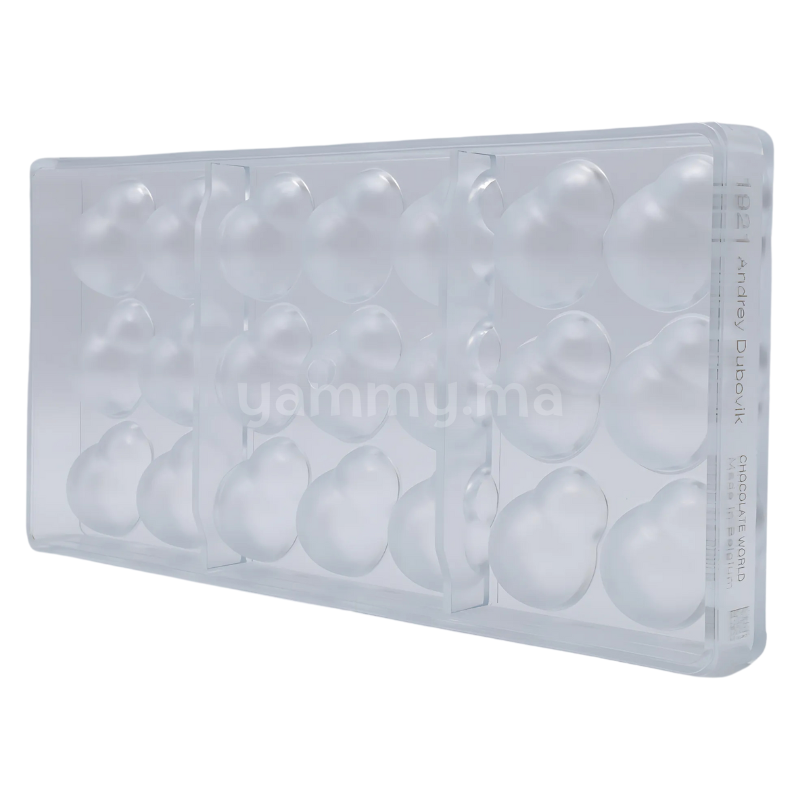 Moule Chocolat en Polycarbonate Andrey Dubovik (x21) "CW1921" - Chocolate World
