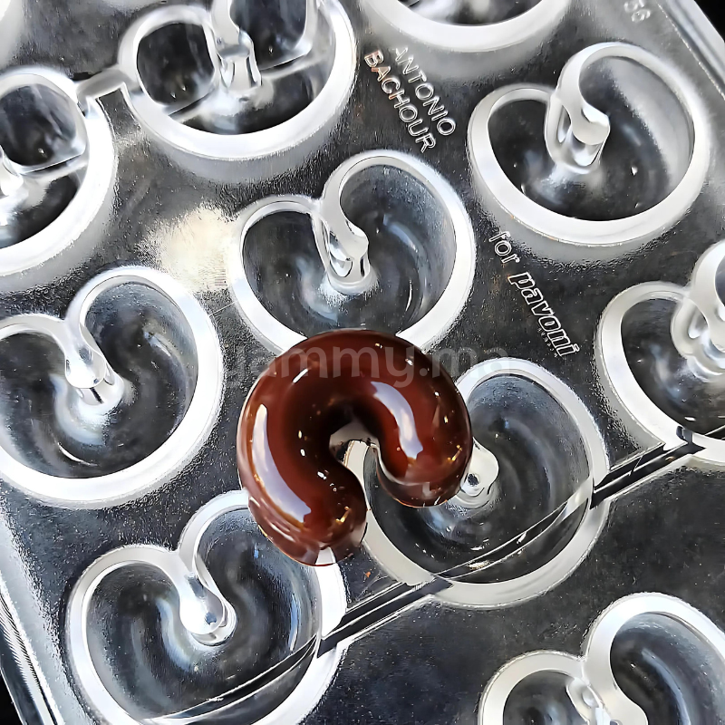 Moule Chocolat en Polycarbonate Sinueuses "PC56" - Pavoni