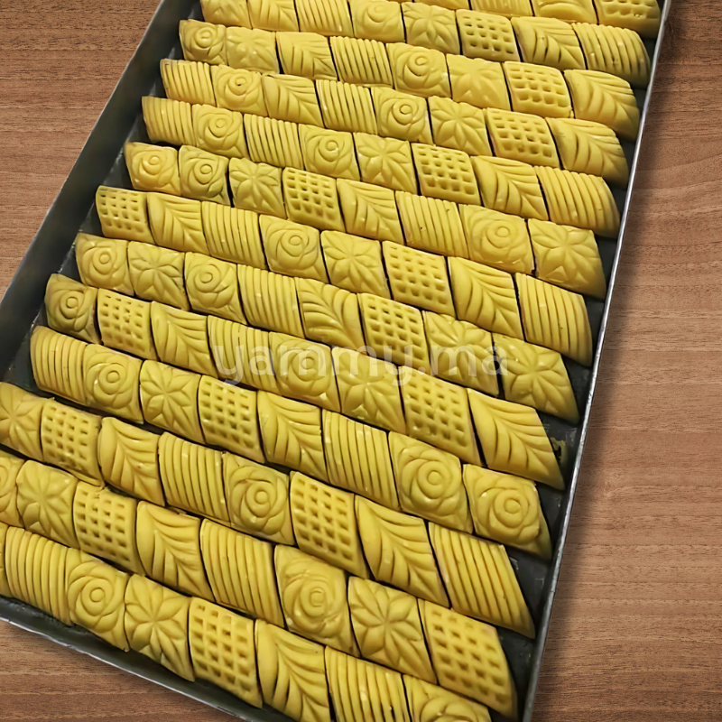 Moule à Makrout Cristal Carreaux – 5 Cavités