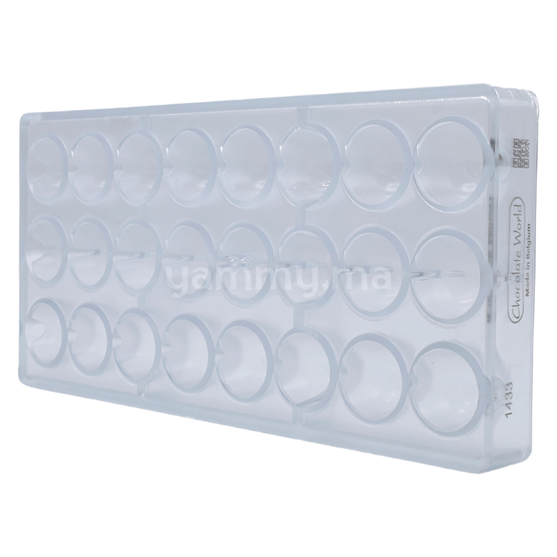 Moule Chocolat en Polycarbonate Cône (x24) "CW1433" - Chocolate World