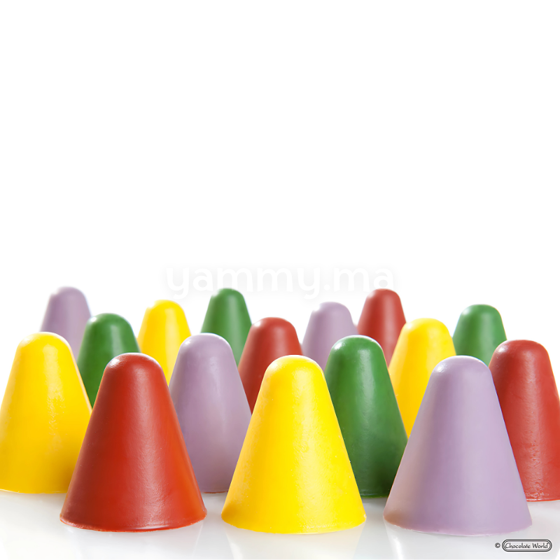 Moule Chocolat en Polycarbonate Cuberdon "CW1689" - Chocolate World