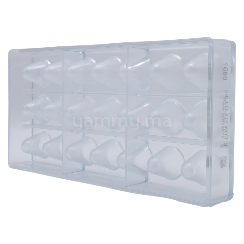 Moule Chocolat en Polycarbonate Cuberdon "CW1689" - Chocolate World