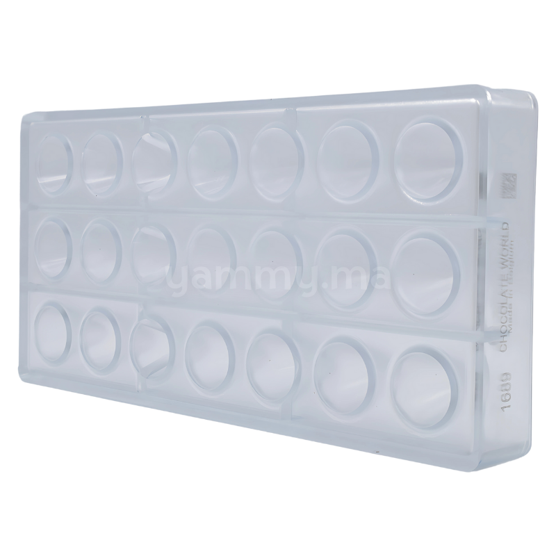 Moule Chocolat en Polycarbonate Cuberdon "CW1689" - Chocolate World