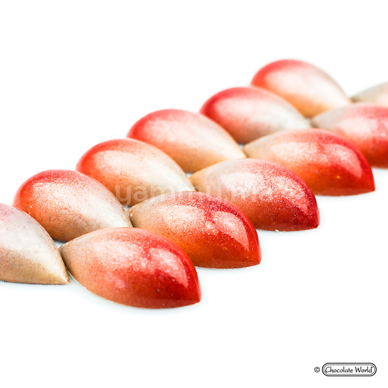 Moule Chocolat en Polycarbonate Quenelle "CW1673" - Chocolate World