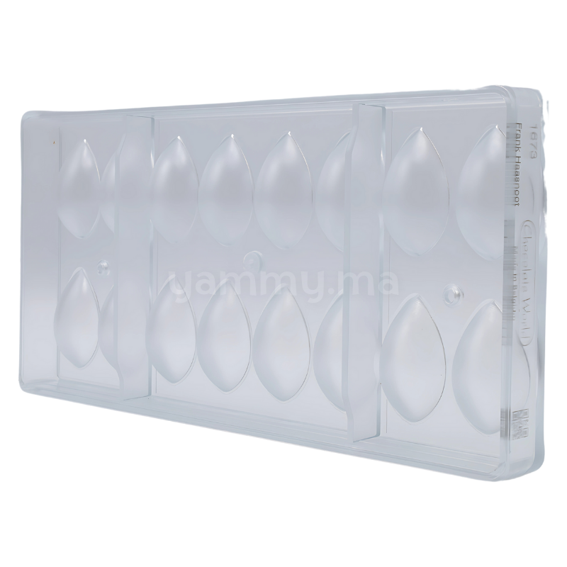 Moule Chocolat en Polycarbonate Quenelle "CW1673" - Chocolate World