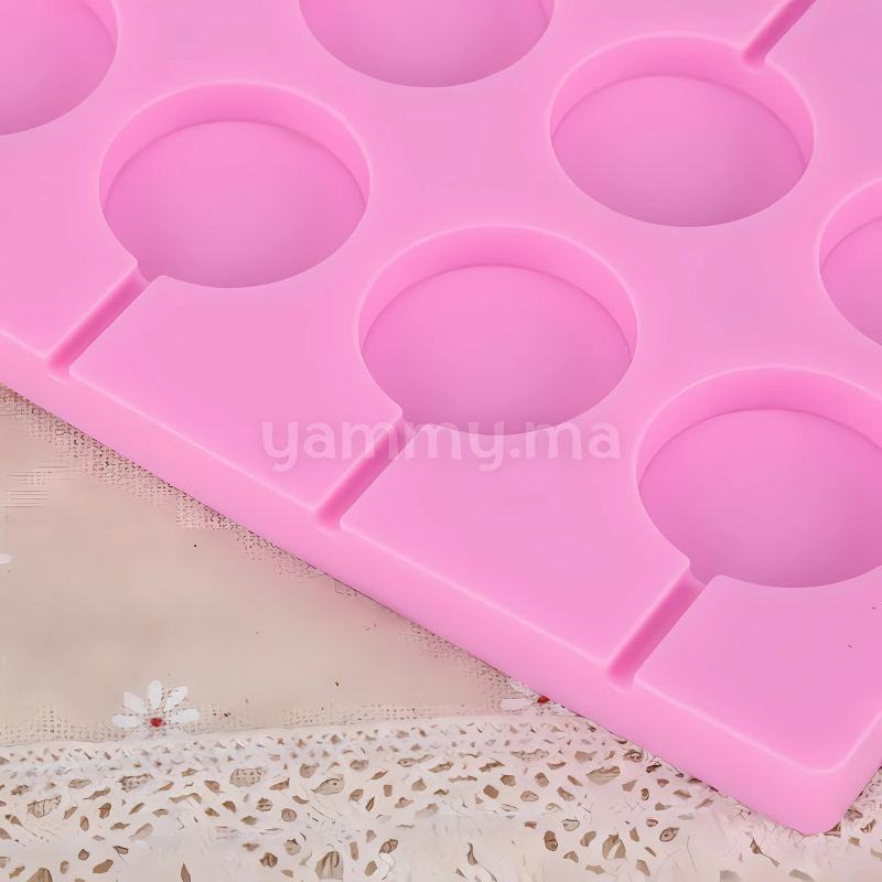 Moule Silicone 12 Sucettes Simple