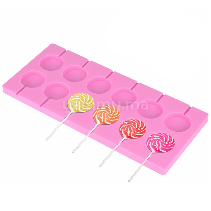 Moule Silicone 12 Sucettes Simple