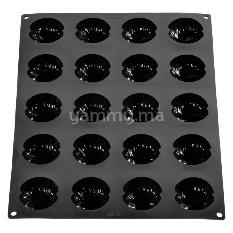 Moule Silicone Marron Top Ø 6 x H 3.5 cm (x20) "PX4357" – Pavoni