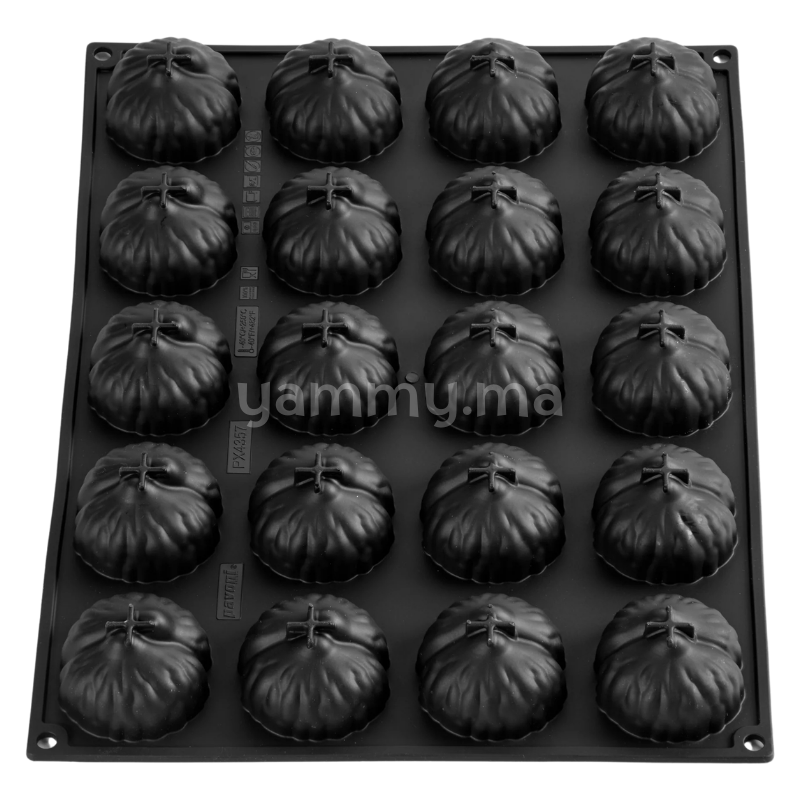 Moule Silicone Marron Top Ø 6 x H 3.5 cm (x20) "PX4357" – Pavoni