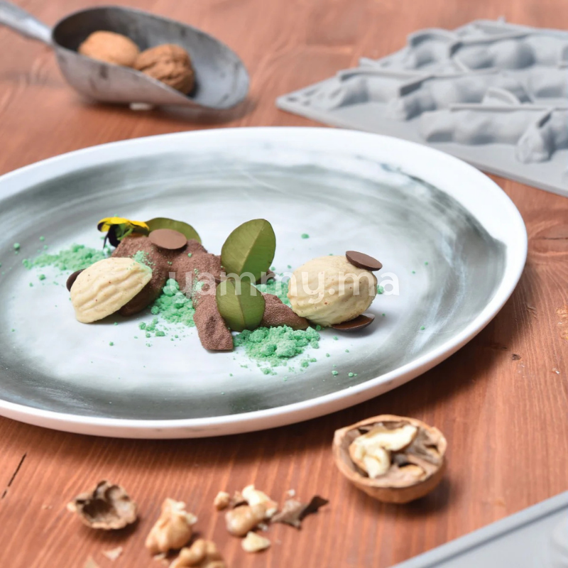 Moule Silicone Coquille de Noix (x18) "GG015" - Pavoni