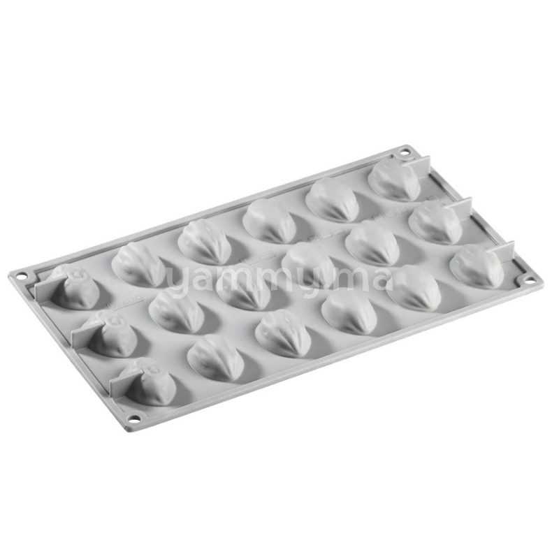 Moule Silicone Coquille de Noix (x18) "GG015" - Pavoni