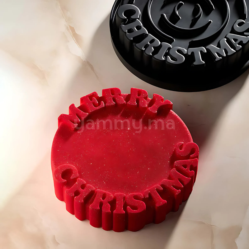 moule-silicone-buche-KE097-Merry-Christmas-pavoni