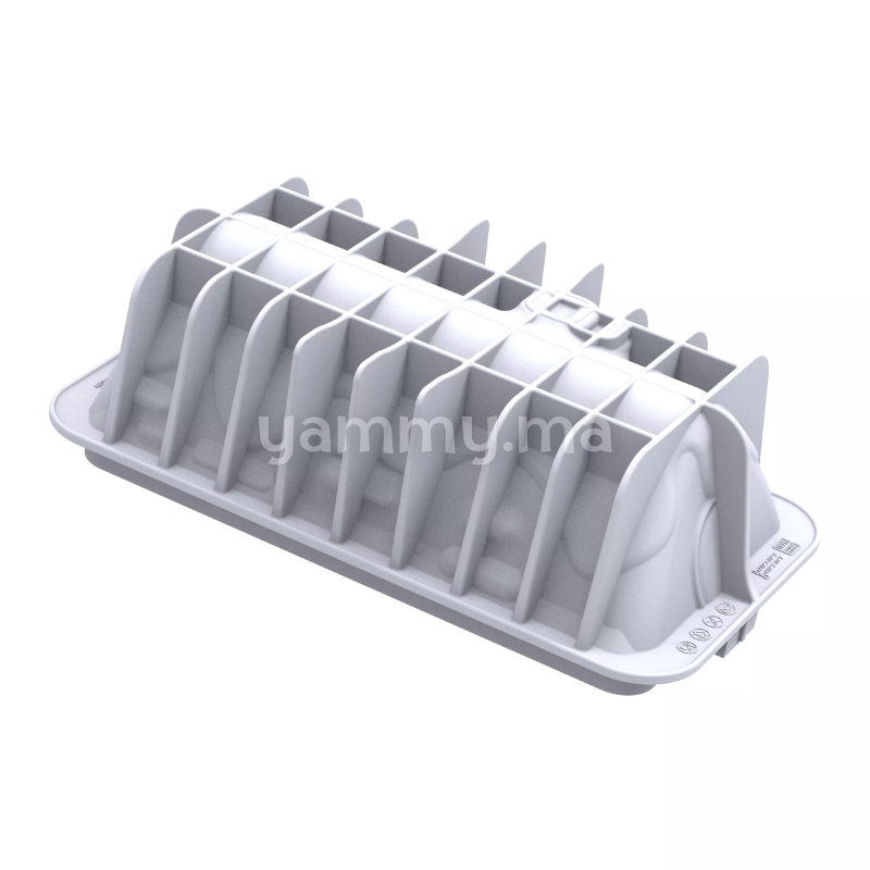 Moule Silicone Bûche Chalet d'Hiver 1100 ml - Silikomart