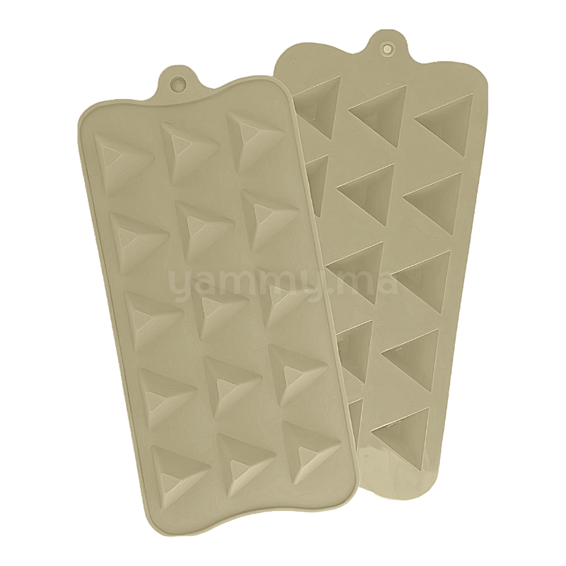 Moule Silicone à Chocolat Tétraèdre (x15)