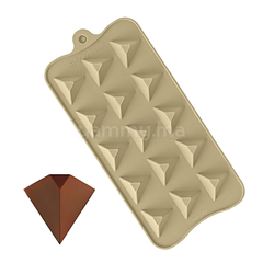 Moule Silicone à Chocolat Tétraèdre (x15)