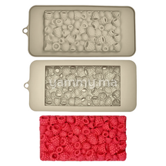 Moule Silicone Tablettes de Chocolat Framboises