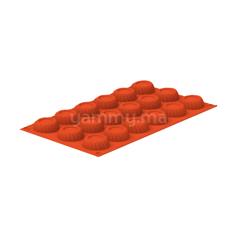 Moule Silicone Kasbah Rond "SF444" (x18) - Silikomart
