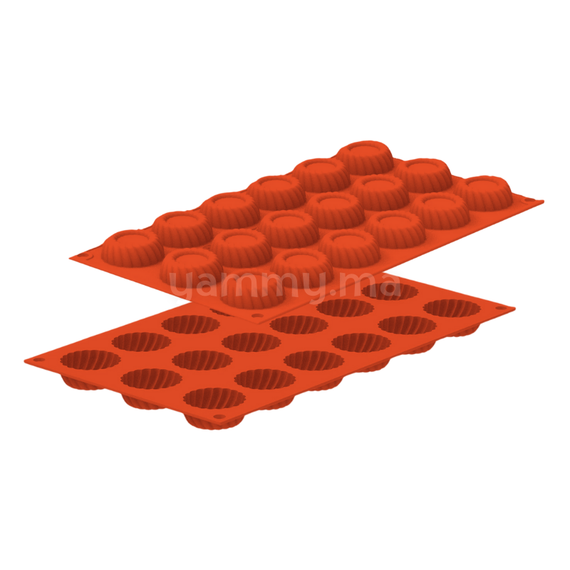 Moule Silicone Kasbah Rond "SF444" (x18) - Silikomart
