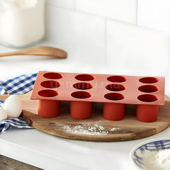 Moule Silicone 12 Cylindres "SF098" - Silikomart
