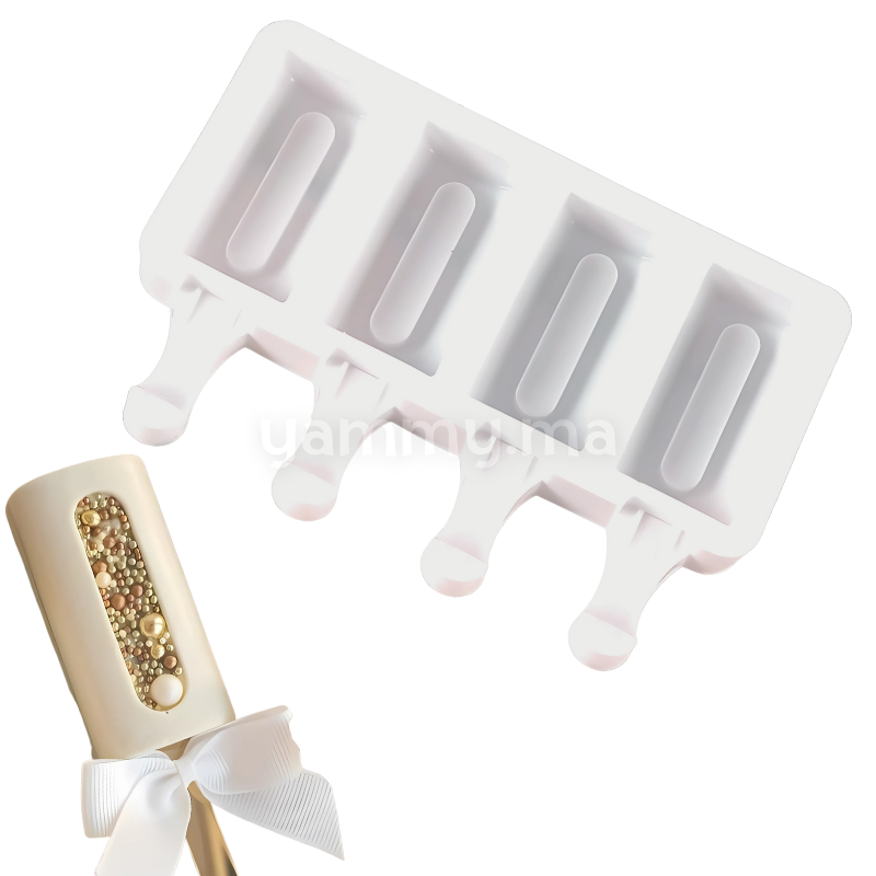 Moule Silicone à 4 Mini Glaces Chic