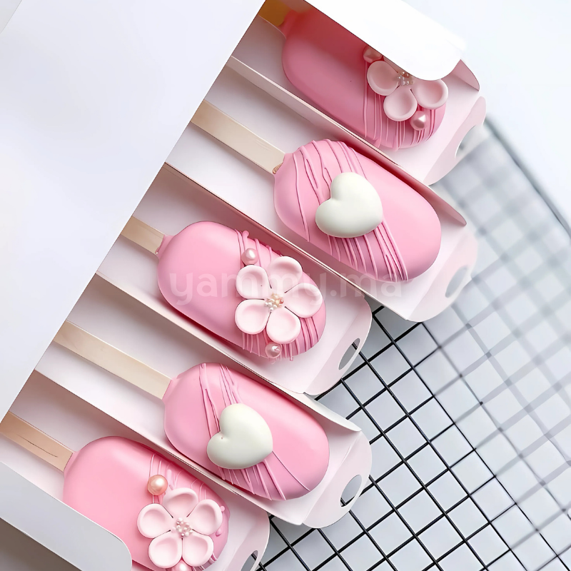 Moule Silicone à 4 Mini Glaces Classique Magnum