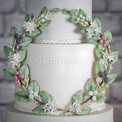 Moule Silicone Guirlande de Fleurs