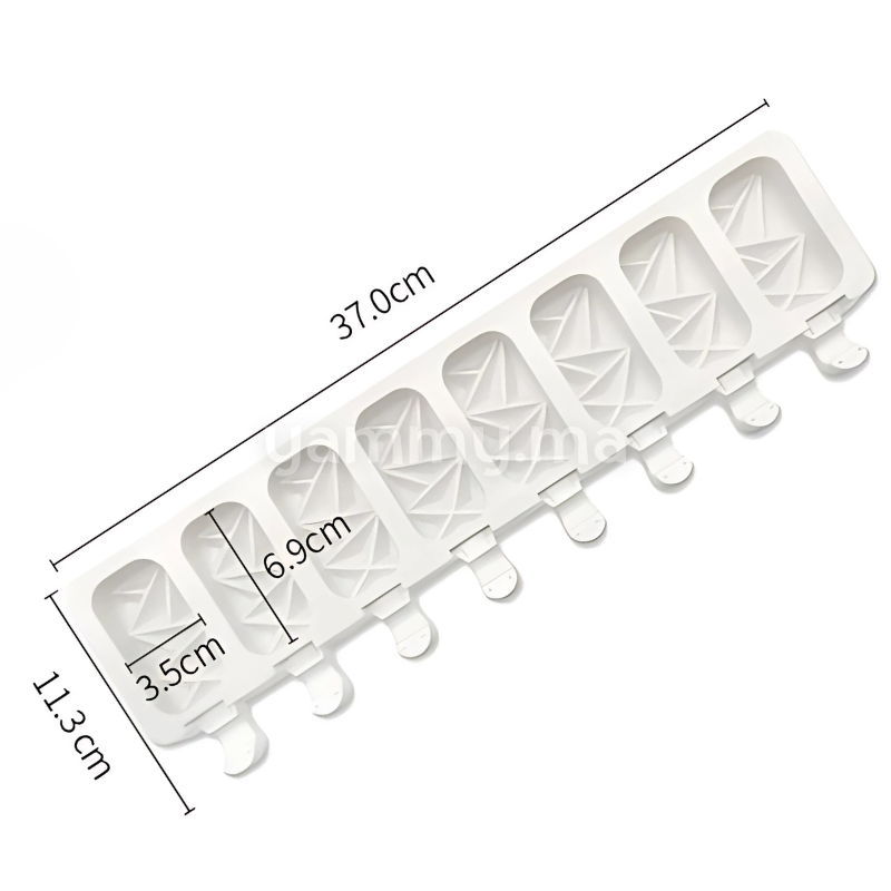 Moule Silicone à 8 Mini Glaces Shock