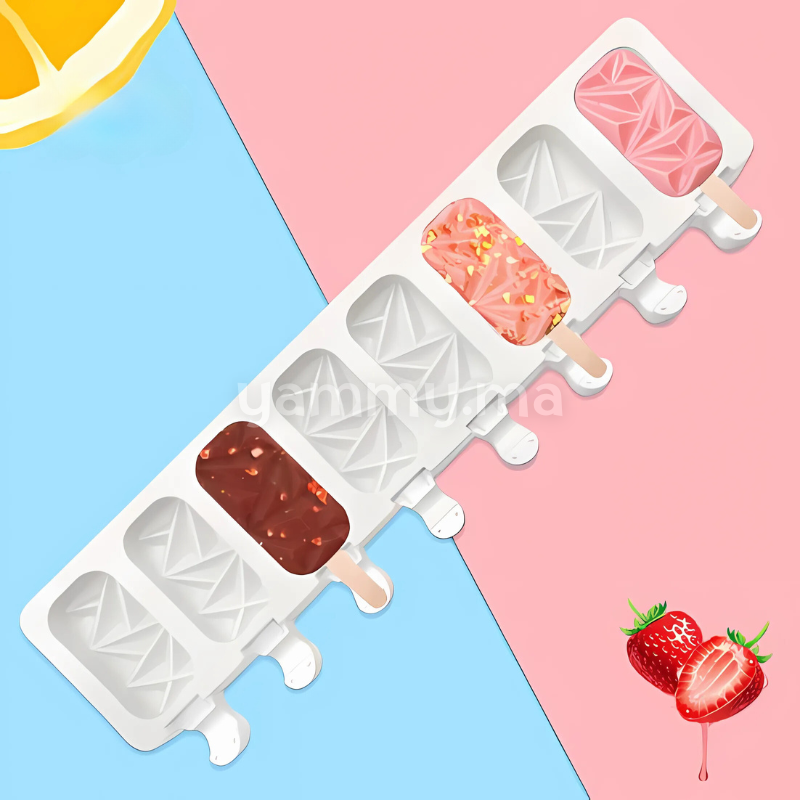 Moule Silicone à 8 Mini Glaces Shock