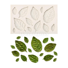 Moule Silicone 12 Feuilles de Rose